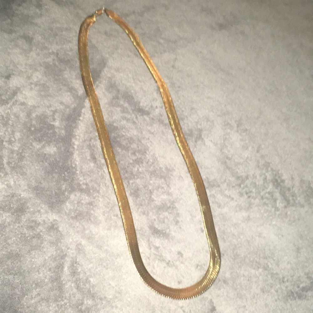 Gold Gods herringbone chain